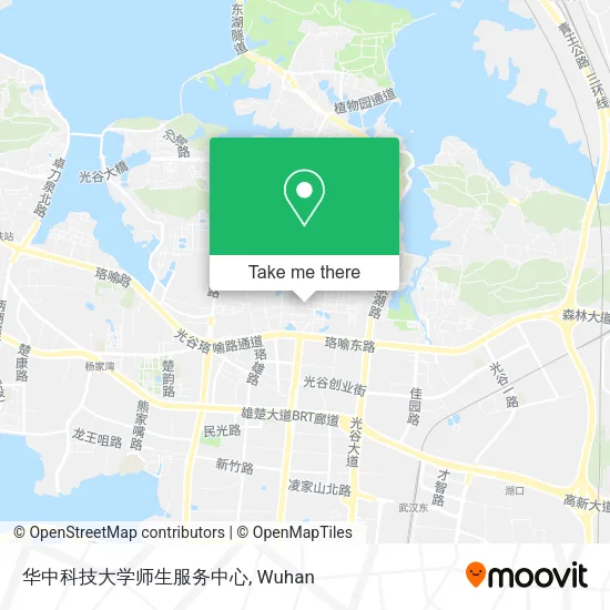 华中科技大学师生服务中心 map