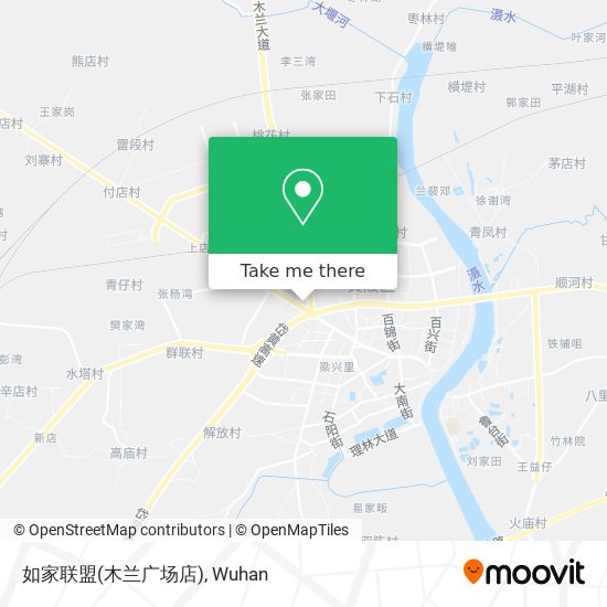 如家联盟(木兰广场店) map
