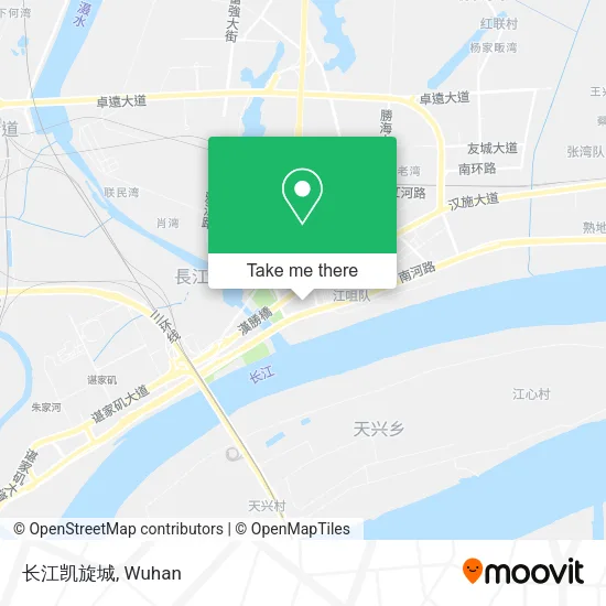 长江凯旋城 map