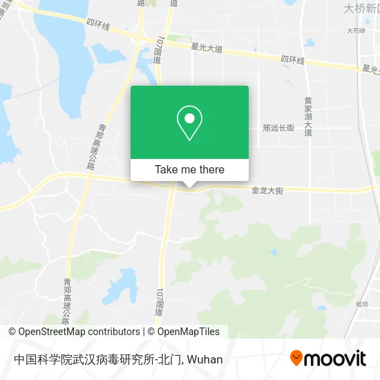 中国科学院武汉病毒研究所-北门 map