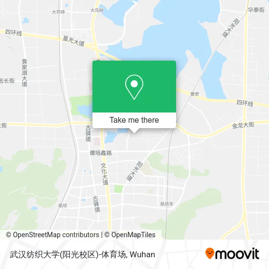 武汉纺织大学(阳光校区)-体育场 map