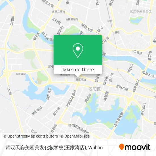 武汉天姿美容美发化妆学校(王家湾店) map