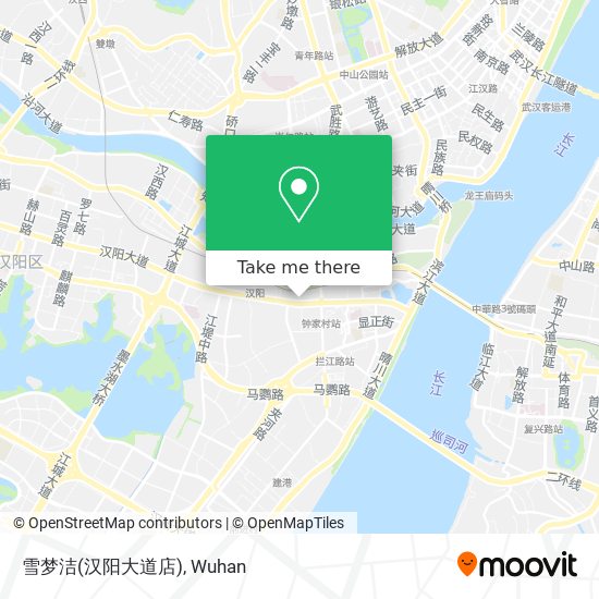 雪梦洁(汉阳大道店) map