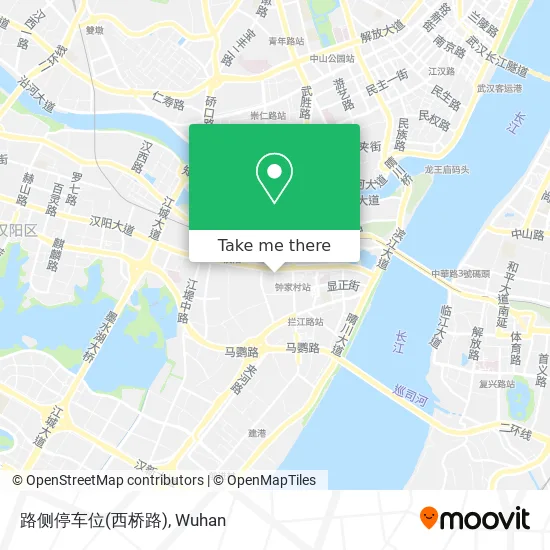 路侧停车位(西桥路) map