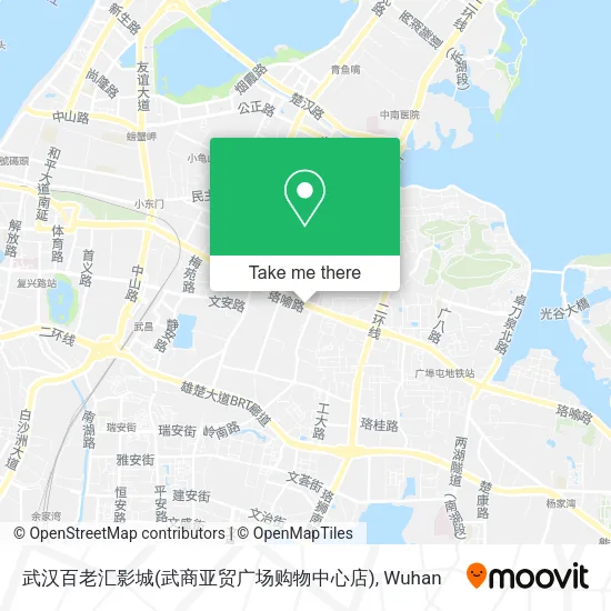 武汉百老汇影城(武商亚贸广场购物中心店) map