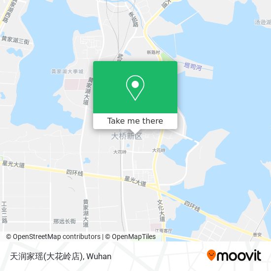 天润家瑶(大花岭店) map