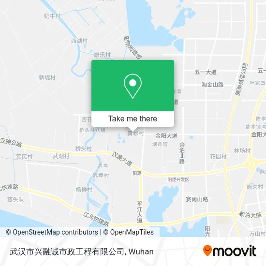 武汉市兴融诚市政工程有限公司 map