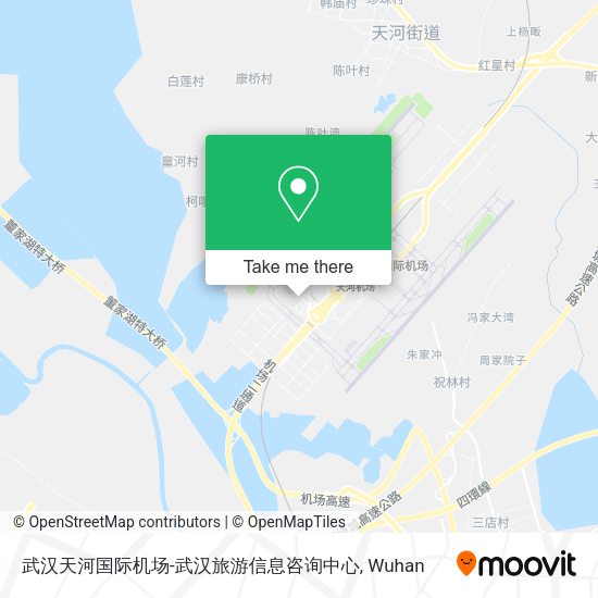 武汉天河国际机场-武汉旅游信息咨询中心 map
