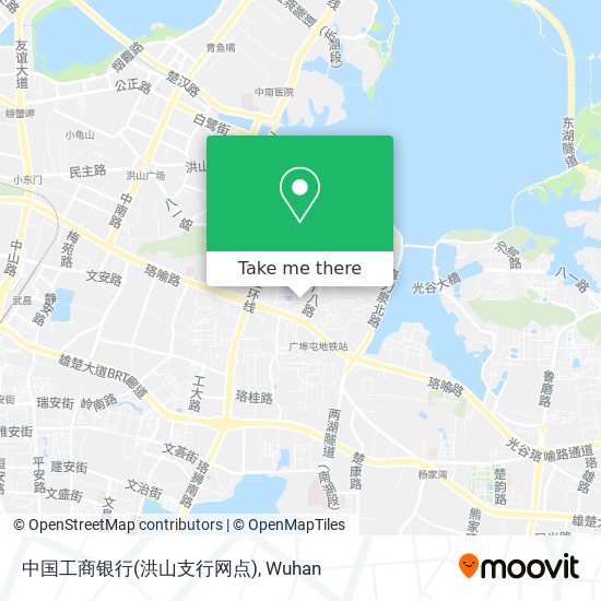 中国工商银行(洪山支行网点) map