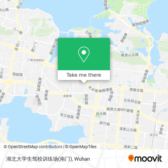 湖北大学生驾校训练场(南门) map