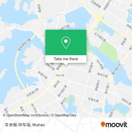 常来顺-停车场 map