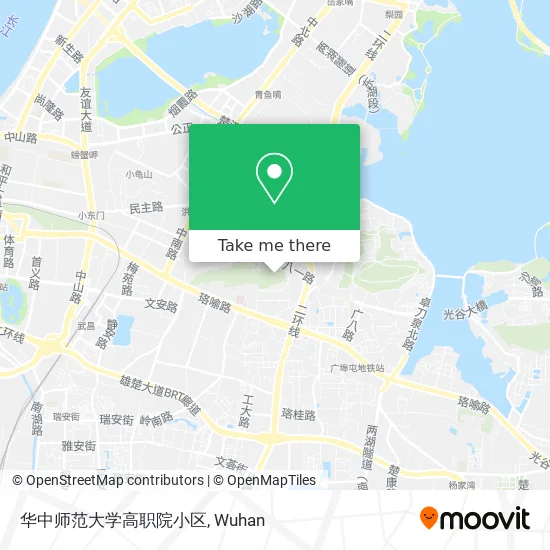华中师范大学高职院小区 map