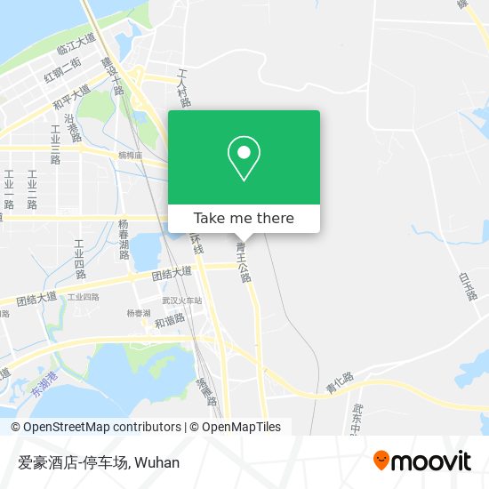 爱豪酒店-停车场 map