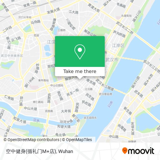 空中健身(循礼门M+店) map
