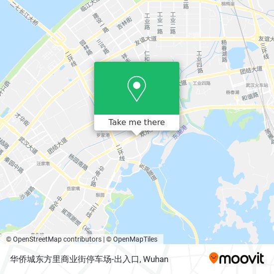 华侨城东方里商业街停车场-出入口 map