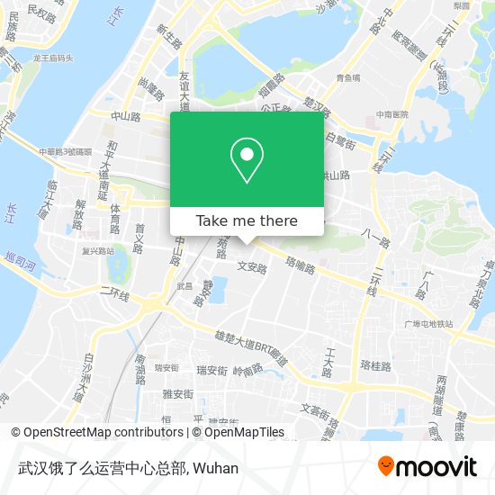 武汉饿了么运营中心总部 map