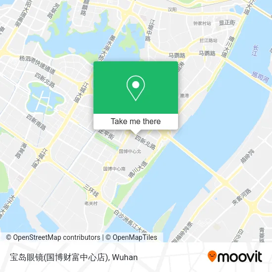 宝岛眼镜(国博财富中心店) map