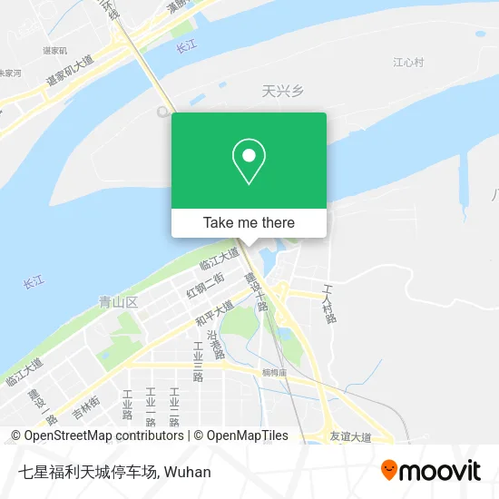 七星福利天城停车场 map