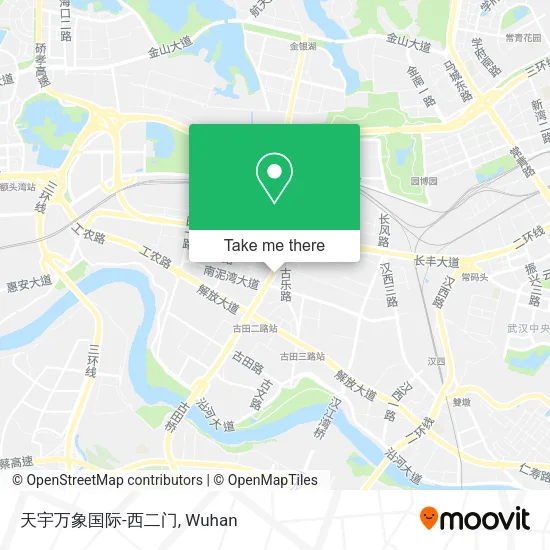 天宇万象国际-西二门 map