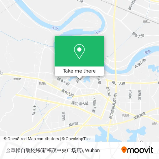 金草帽自助烧烤(新福茂中央广场店) map