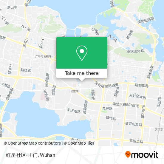 红星社区-正门 map