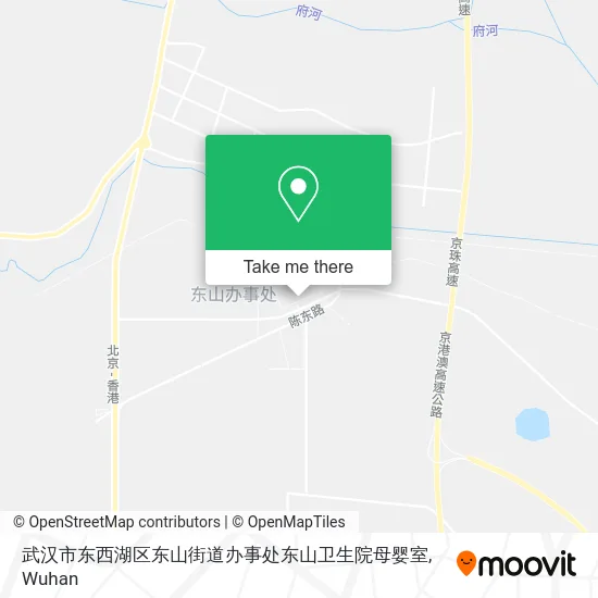 武汉市东西湖区东山街道办事处东山卫生院母婴室 map