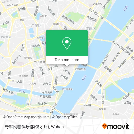 奇客网咖俱乐部(俊才店) map
