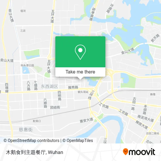 木鹅食到主题餐厅 map
