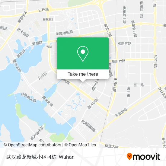 武汉藏龙新城小区-4栋 map