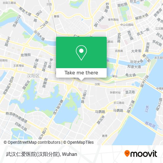 武汉仁爱医院(汉阳分院) map