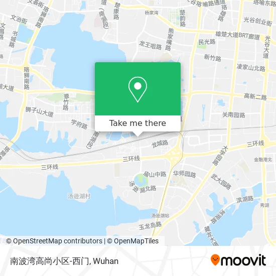 南波湾高尚小区-西门 map