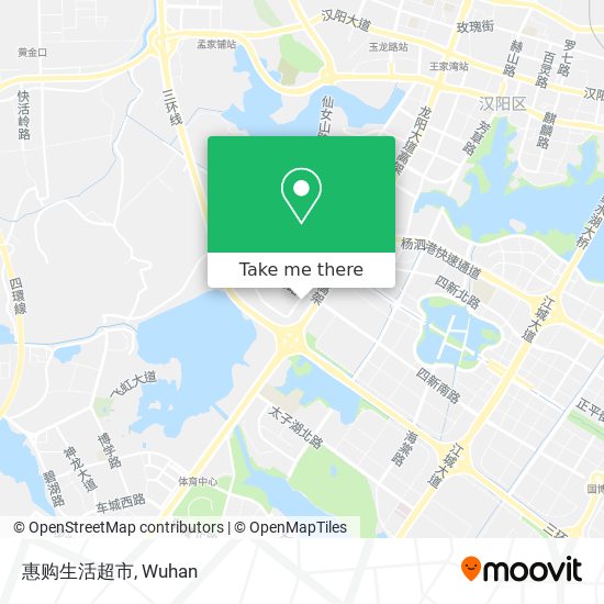 惠购生活超市 map