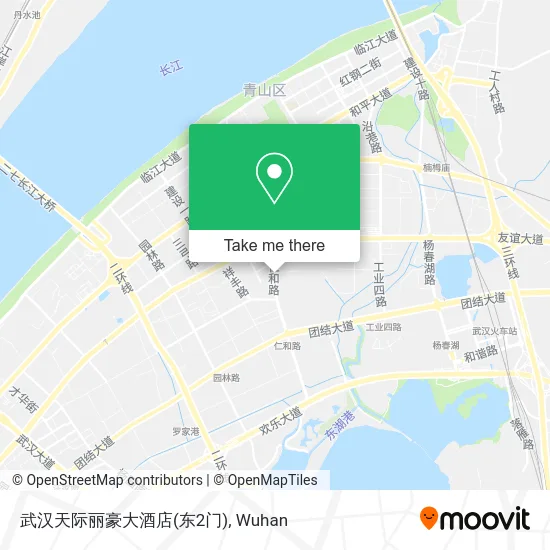 武汉天际丽豪大酒店(东2门) map