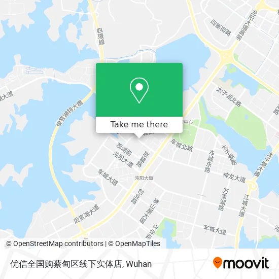 优信全国购蔡甸区线下实体店 map