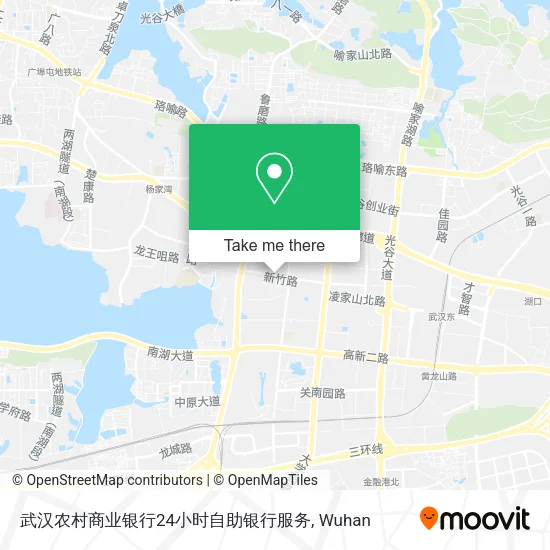 武汉农村商业银行24小时自助银行服务 map
