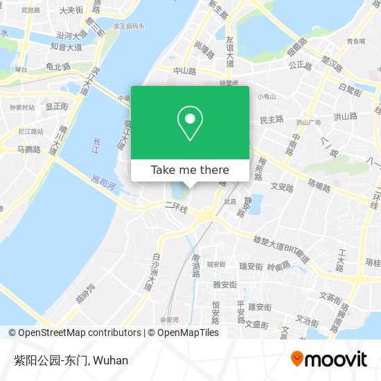 紫阳公园-东门 map