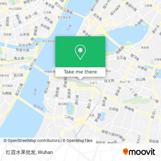 红霞水果批发 map