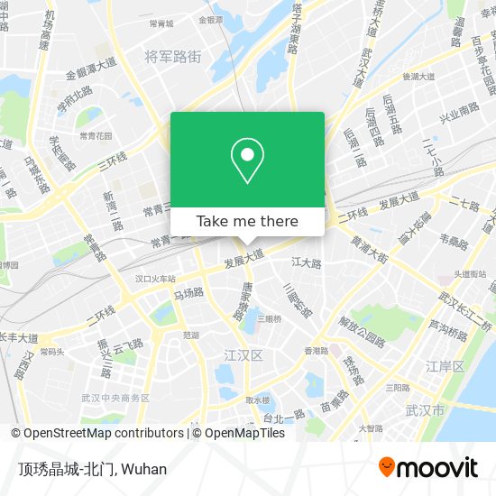 顶琇晶城-北门 map