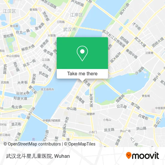 武汉北斗星儿童医院 map