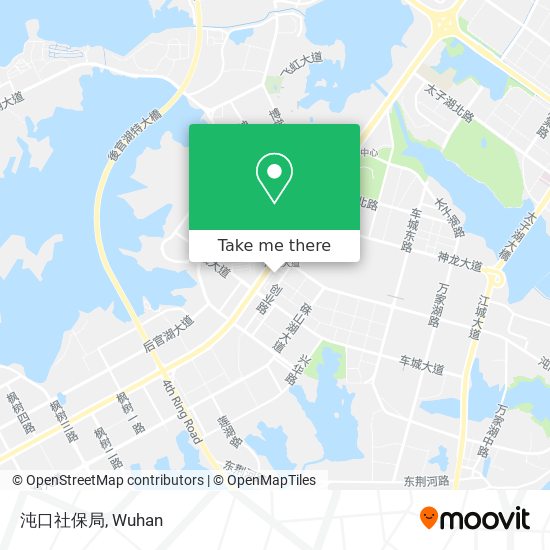 沌口社保局 map