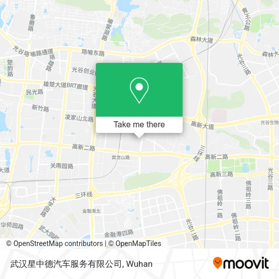 武汉星中德汽车服务有限公司 map