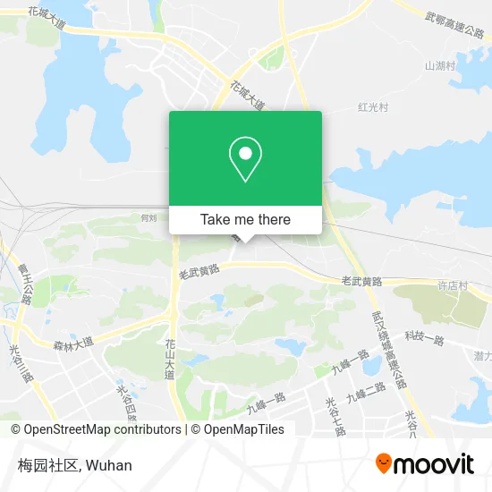 梅园社区 map