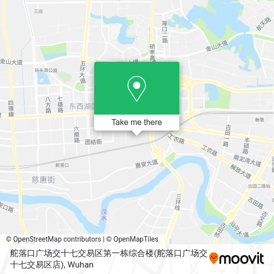 舵落口广场交十七交易区第一栋综合楼(舵落口广场交十七交易区店) map
