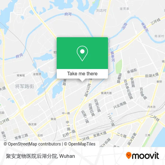 聚安宠物医院后湖分院 map