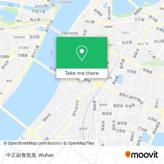 中正副食批发 map