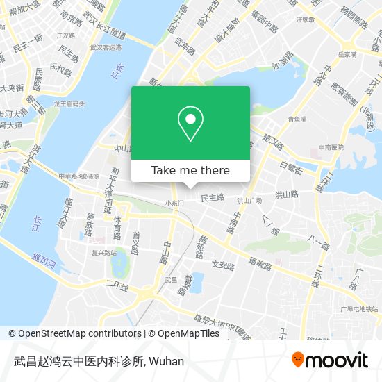 武昌赵鸿云中医内科诊所 map