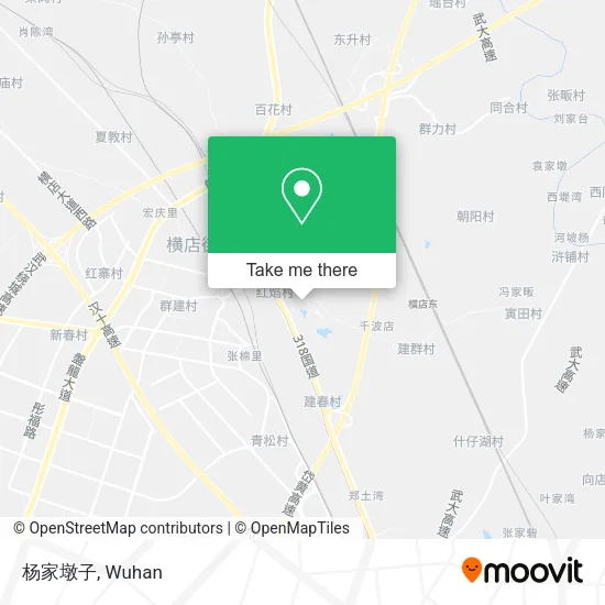 杨家墩子 map
