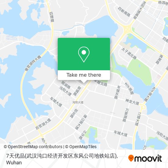 7天优品(武汉沌口经济开发区东风公司地铁站店) map