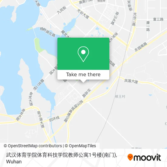 武汉体育学院体育科技学院教师公寓1号楼(南门) map