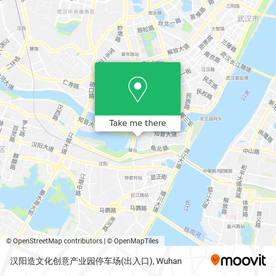 汉阳造文化创意产业园停车场(出入口) map